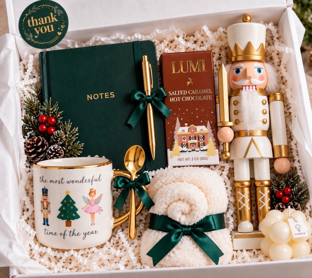 ALILUNE Evergreen Holiday Gift Box