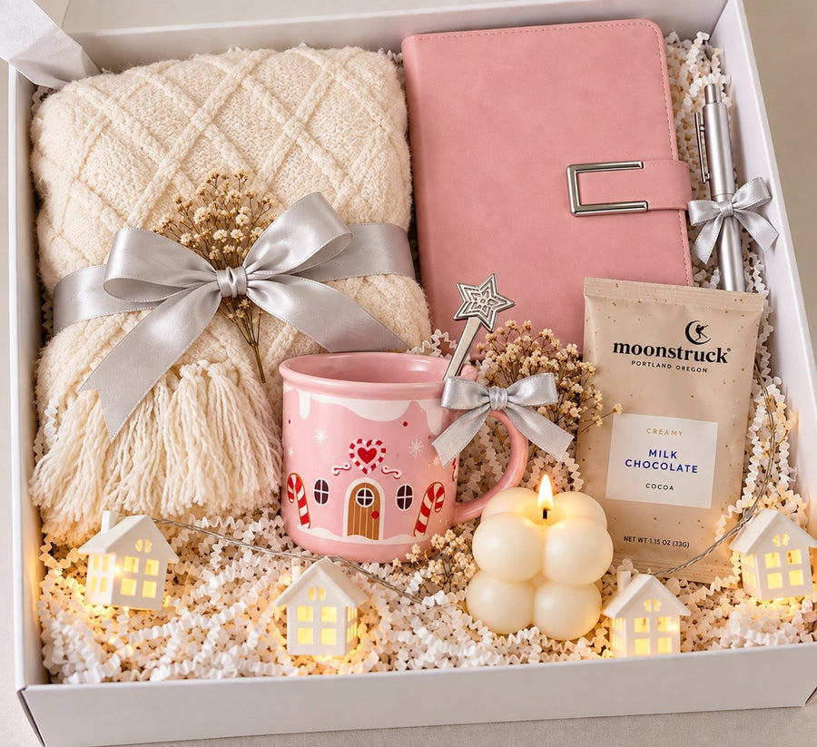 ALILUNE Pink Holiday Cheer Gift Box